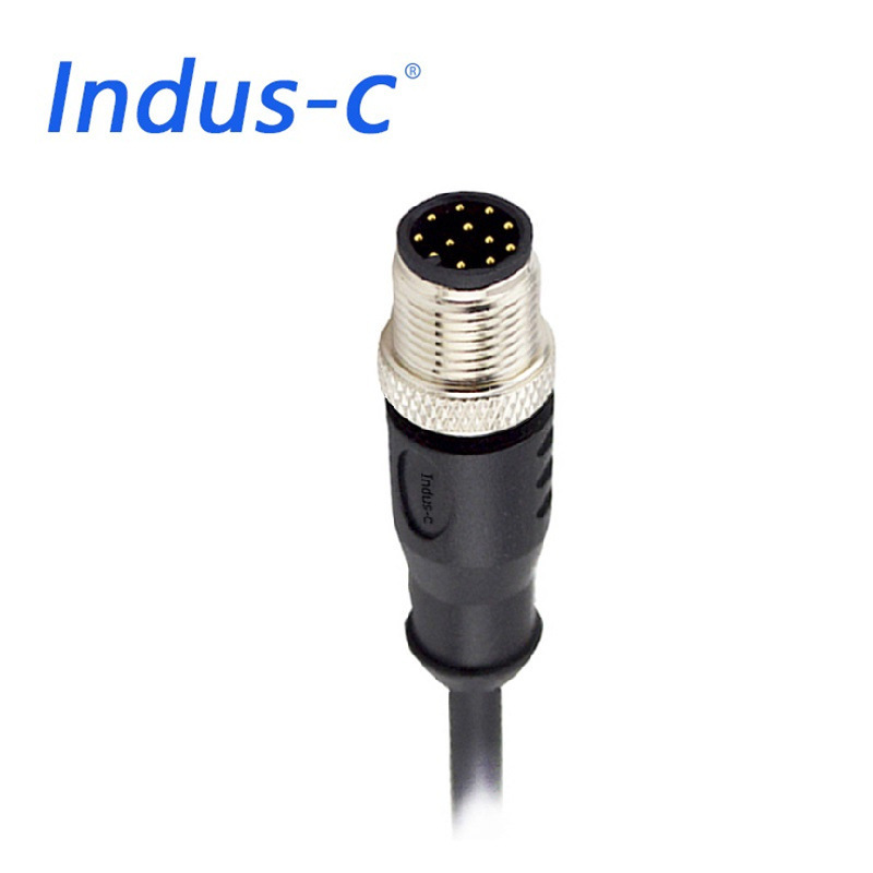 M12 a Type 12 Core Male Straight Pur Cable Medical Device Plug Waterproof Connector M12 a Type 12 Core Male Straight Pur Cable Medical Device Plug Waterproof Connector