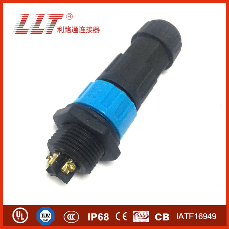 M19 push lock connector assembly configuration