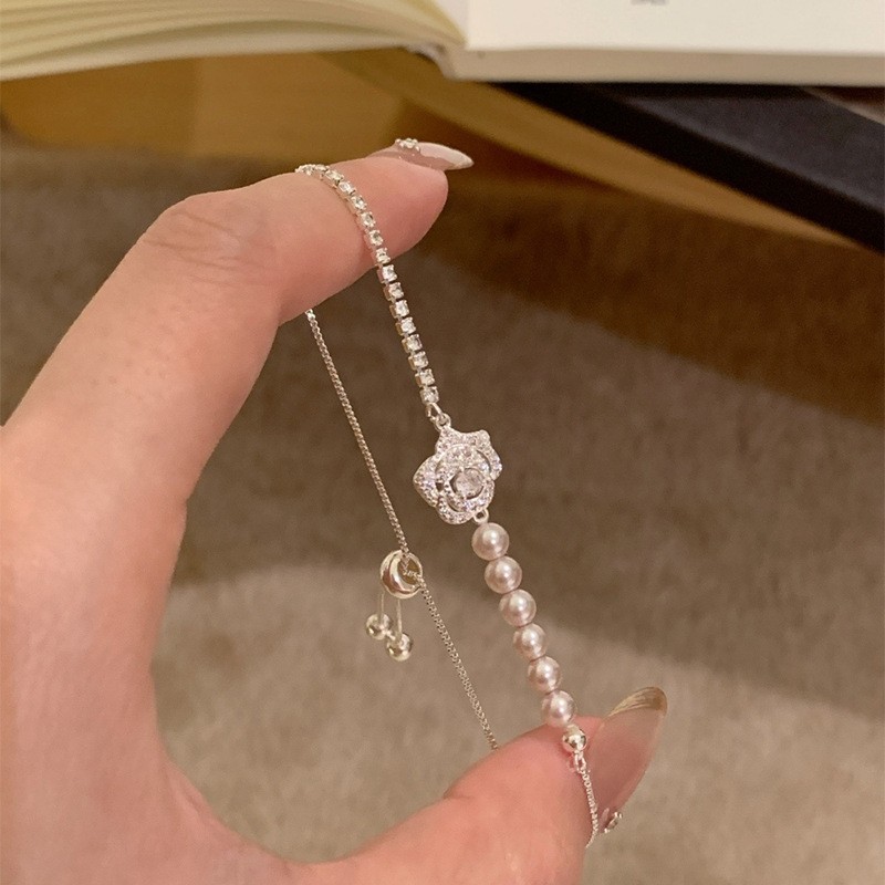 19# Bracelet-Silver-Pink