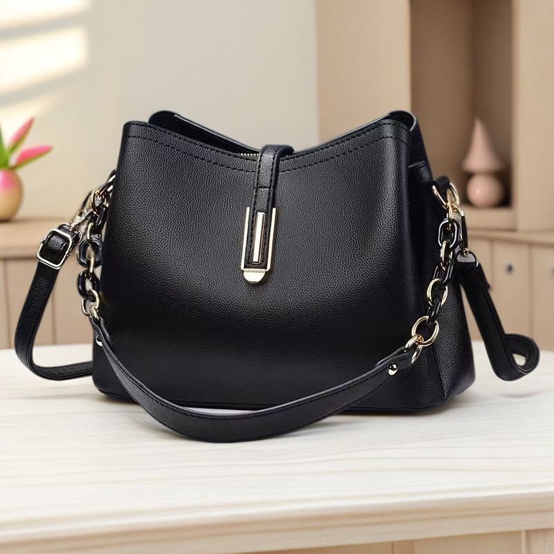 Niche Design Simple Elegant Ins Trendy New Hot Style Fashionable Versatile High-Looking Satchel Shoulder Crossbody Bag for Women