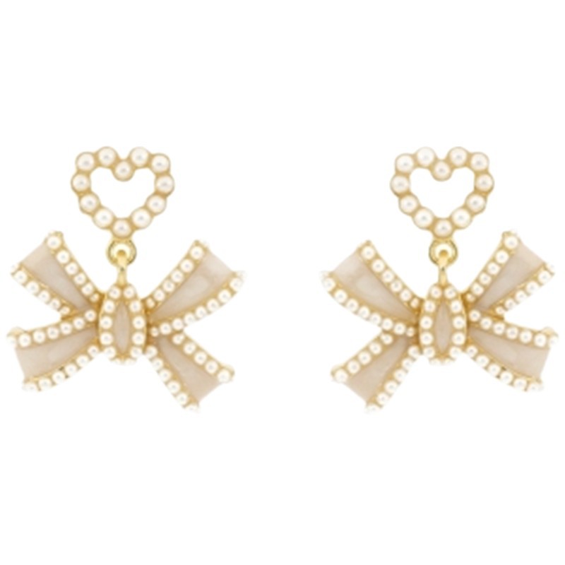 *Especiales* Pendientes coreanos de perlas con forma de corazón para mujer, diseño exclusivo, estilo de lujo ligero, pendientes de alta gama, venta al por mayor.