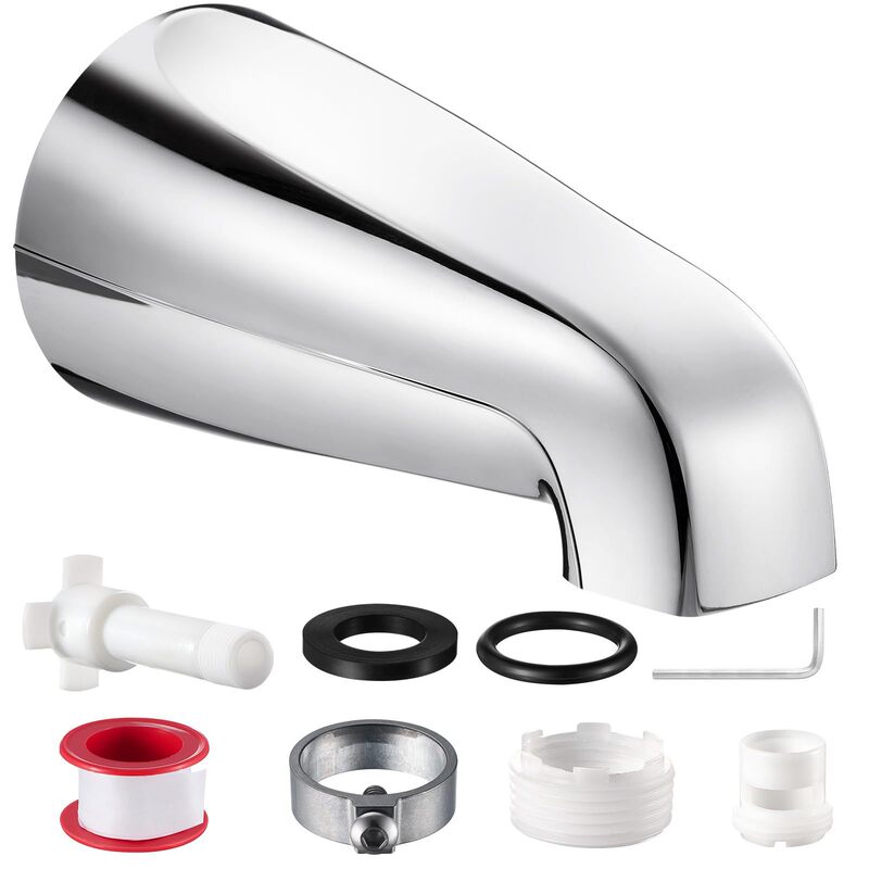 Bathtub Faucets Are Compatible with 1/ 2inch Copper Pipes, 1/ 2inch Ips and 3/ 4inch Ips Bathtub Faucets Are Compatible with 1/ 2inch Copper Pipes, 1/ 2inch Ips and 3/ 4inch Ips