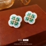 滴油气质小众镶钻耳环