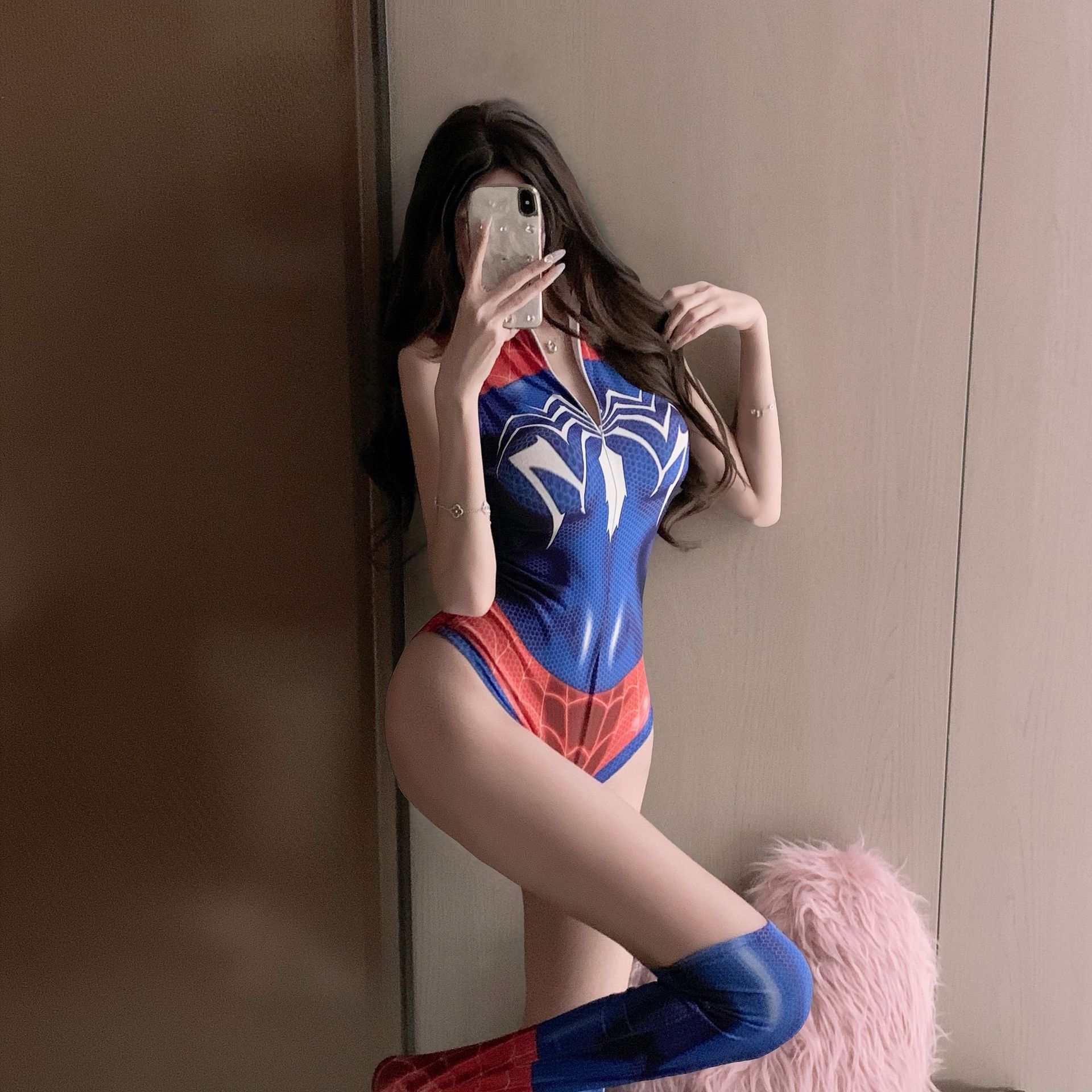 Костюм-боди Yishan Doll Love Clothes Человек-паук классический