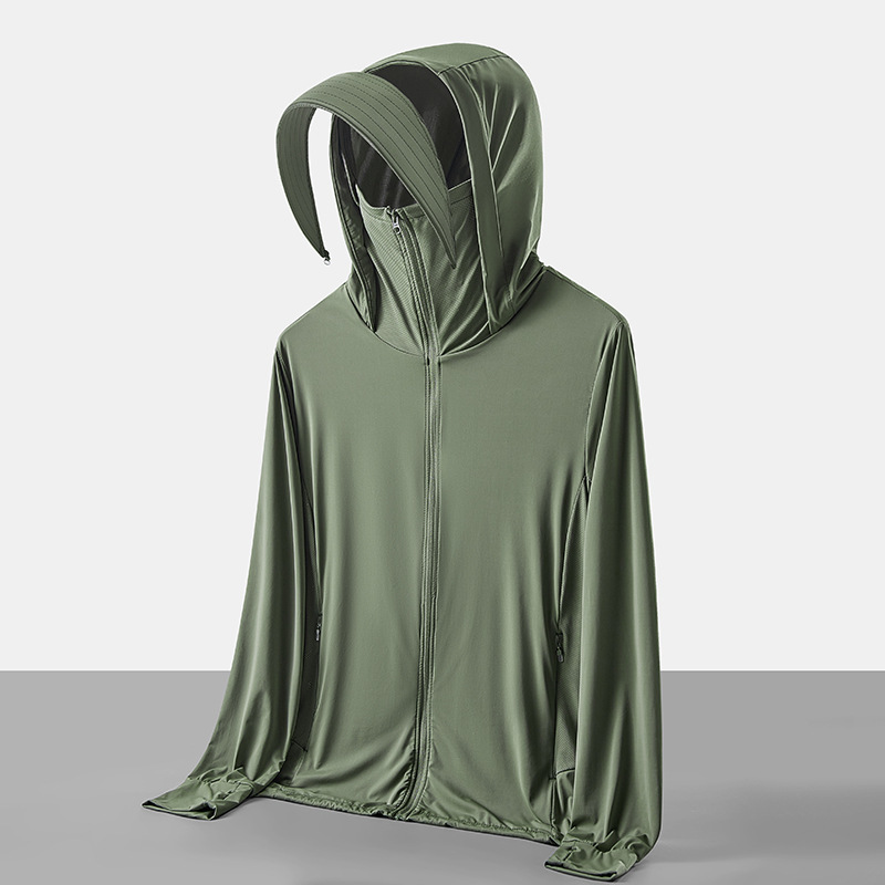 2026 New Summer Sun Protection Clothing for Women, Upf50+ Ice Silk Couple's Casual Sports Anti-Uv Jacket
