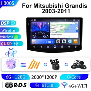03-11 Mitsubishi Grandis üçün avtomobil DVD naviqasiya, Carplay, Bluetooth