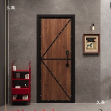 工业风铁艺实木门餐厅包厢复古ktv酒吧仓库厨房卫生间厕所门其他