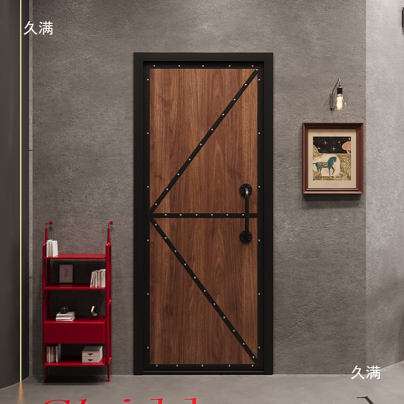 工业风铁艺实木门餐厅包厢复古ktv酒吧仓库厨房卫生间厕所门其他