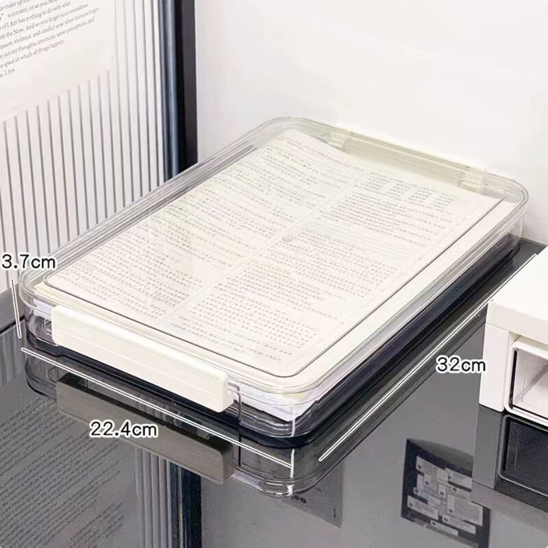 档案盒4直销收纳盒整理盒代塑料试卷文件透明桌面户口本初中毕业|undefined