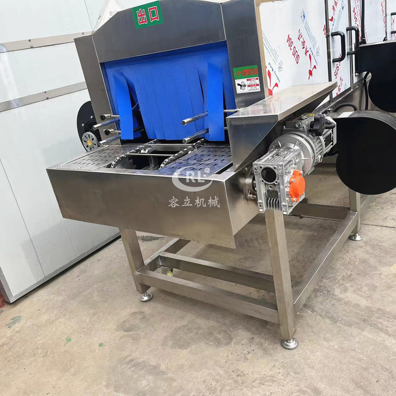 高压喷淋鸡蛋筐清洗机 蛋糕盘清洗风干一体机 商用海鲜筐清洗机