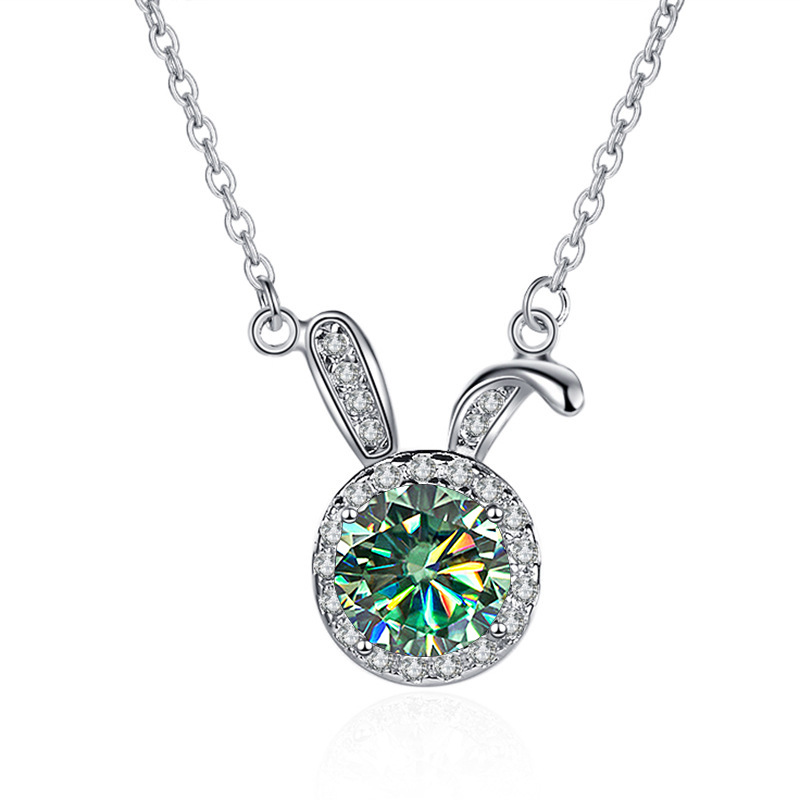 Transfronterizos para lindos collares de piedra de mosaico de color colgante de colgante de colgante de clavícula de moda