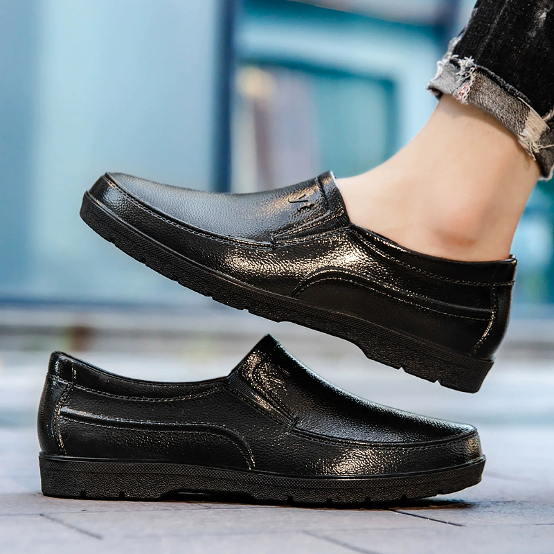 Прочный и экологически чистый доступный толстый дождевая обувь мужская бархатная дождевая сапоги мужская водонепроницаемая обувь короткая кухня рабочая дождевая обувь оптом