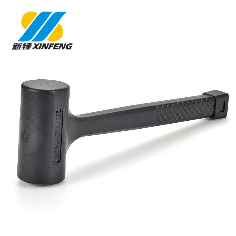 厂家供应0.5-6LB塑料锤子黑色无弹力锤尺寸齐全可定牌