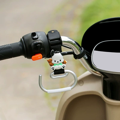 Bicycles, Scooters, and Helmets, Other Electric Vehicle Accessories - black-long-belt-e-hook-pacha-dog-left
