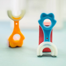 2-6岁宝宝u型牙刷 懒人口含式刷牙器 儿童口腔清洁牙刷【彩盒装】