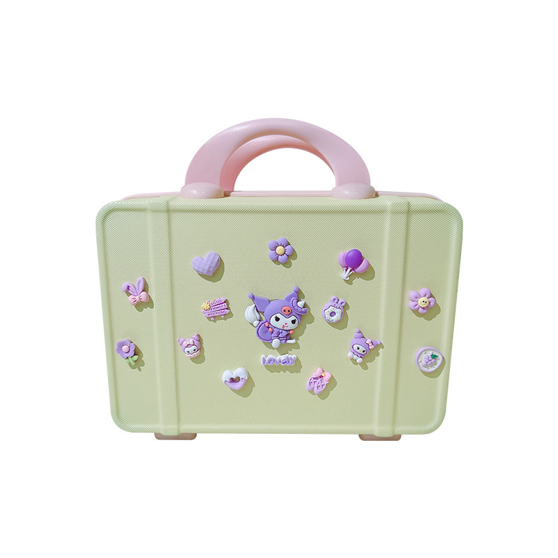 Cartoon lindo bolso de maquillaje portátil de gran capacidad bolsa de viaje portátil bolsa de lavado bolsa de almacenamiento de maquillaje bolsa de mano