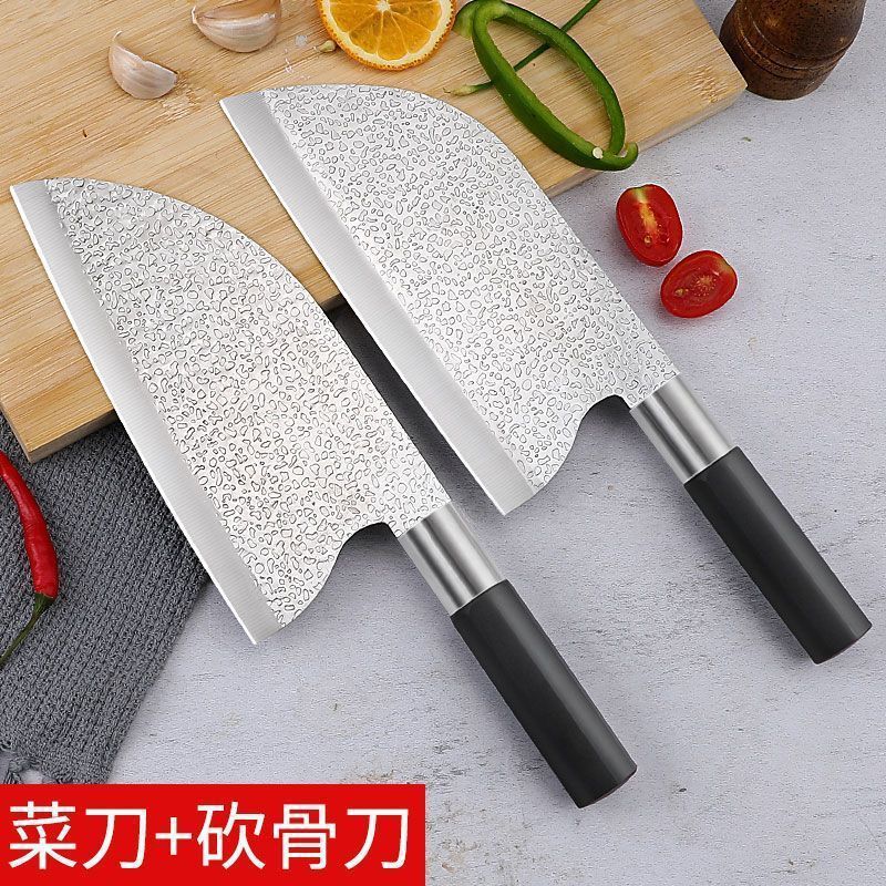 Cortar verduras cortar cuchillos de carne verduras de acero inoxidable cuchillo afilado de cocina doméstico cocinero forjado cuchillo de cocina resistente al desgaste