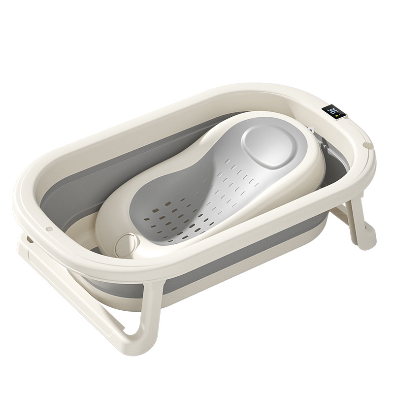 Bañera para niños, cubeta de baño universal, productos para bebés de gran tamaño, baño para bebés, plegable