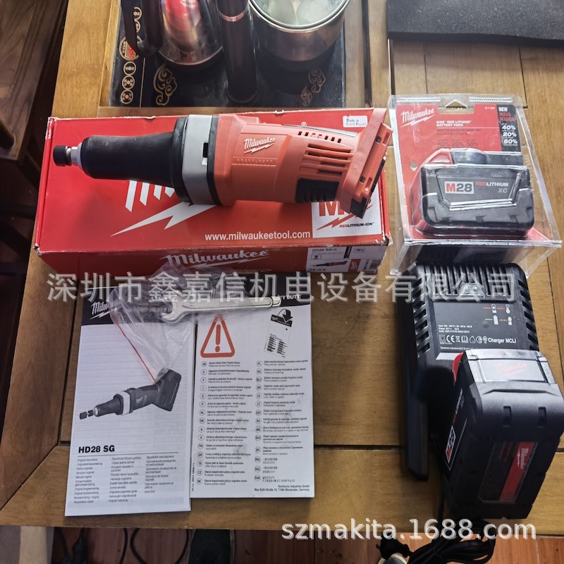 现货批发美国 Milwaukee米沃奇 充电式直磨机 HD28SG-0