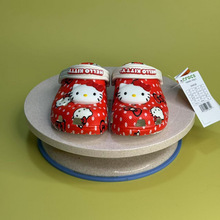 Cross成人KT猫联名款儿童洞洞鞋爆款可爱凉鞋幼儿防滑外出亲子鞋