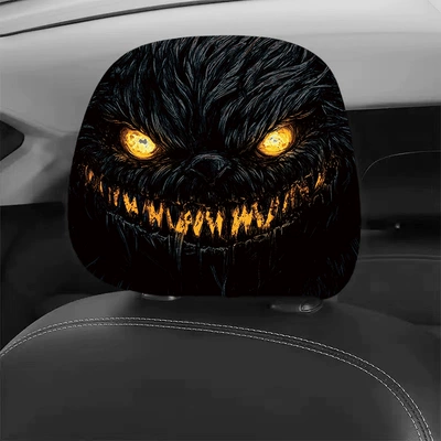 Pumpkin Skull Spoof Universal Car Sürətlər qutusu və əl tormozu başlıqları