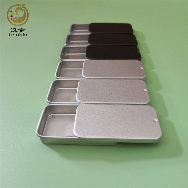 10克香体膏推拉小铁盒 眉毛皂手指套滑盖铁盒现货