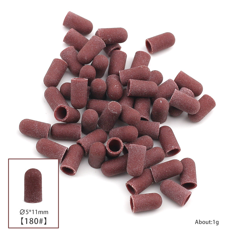 Alta calidad de la tapa de arena de uñas broca para eliminar la piel muerta callo de cuidado de los pies gorra de hilo golpear herramientas de accesorios de molino eléctrico