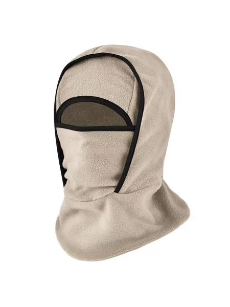 Winter outdoor cycling face mask, fleece-lined for warmth, protects face and neck, helmet liner, hood, windproof head covering