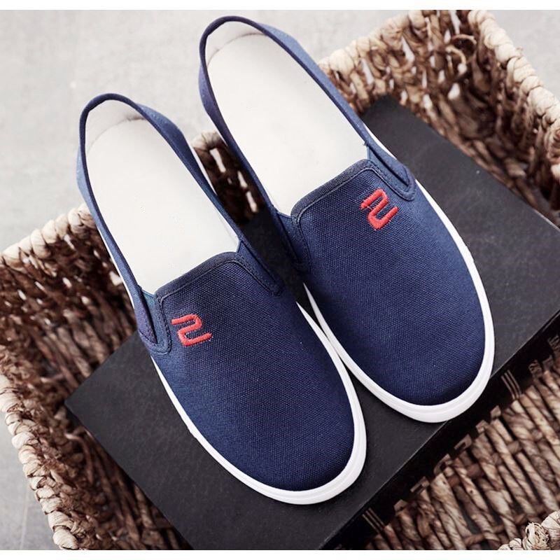 Cowhide Sole Spring and Autumn Women's Old Beijing Cloth Shoes Denim Canvas Shoes Flat Casual Non-Slip Work Low-Top Sneakers College