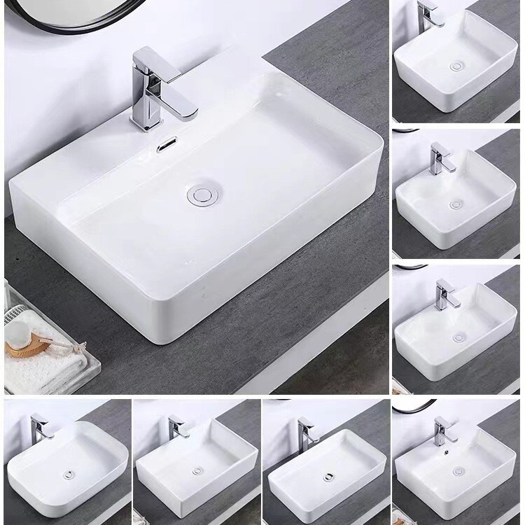 New Style Table Basin Balcony Wash Basin Ceramic Wash Basin Plate Single Basin Toilet Basin Nordic Basin Project