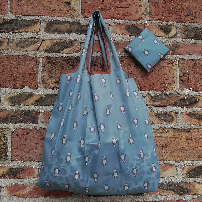Bolso de compras de supermercado mediano de dibujos animados bolso verde bolso de moda bolso de compras plegable Portátil Bolsa de nylon impermeable image 57