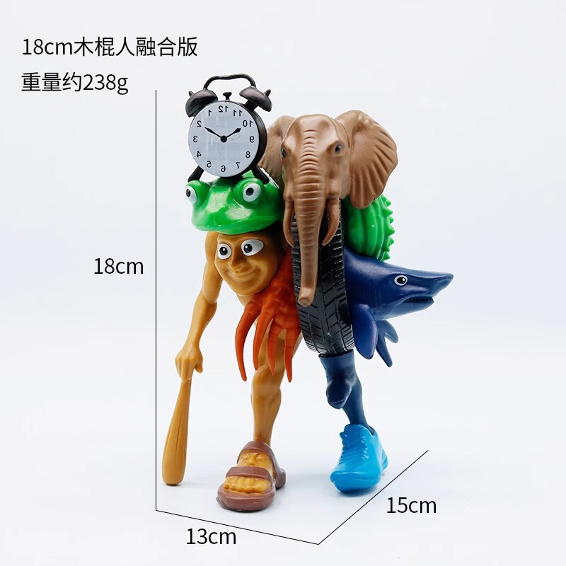 アメリカのaiAI外国人フィギュア山と海の古典モンスターおもちゃフュージョン神話上の獣フルセット子供のための本物の人形|undefined