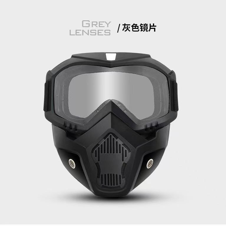 现货批发哈雷风镜骑行面罩防尘防风面罩防强光电焊切割防护面|undefined