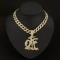 Gold with 18-inch Cuban chain