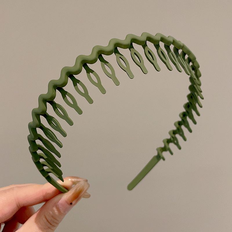 Simple acabado de cabello roto artefacto de gran onda 2024 nuevo tipo con dientes antideslizante temperamento de alto cráneo fijación de cabeza