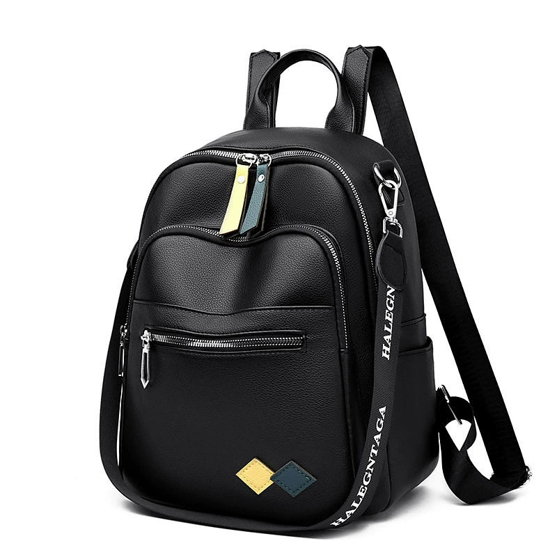 Capacious backpack, one-shoulder bag, fresh shoulder bag, 2023 collection, Korean style