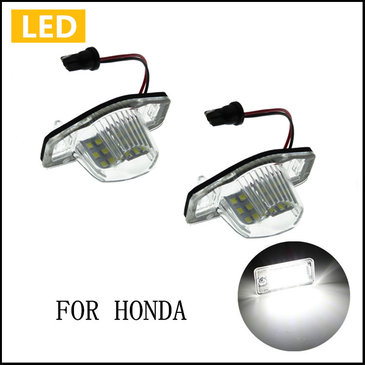 Cross border supply apply Honda License plate light Honda CRV JAZZ ODYSSEY FR-V LED License plate light