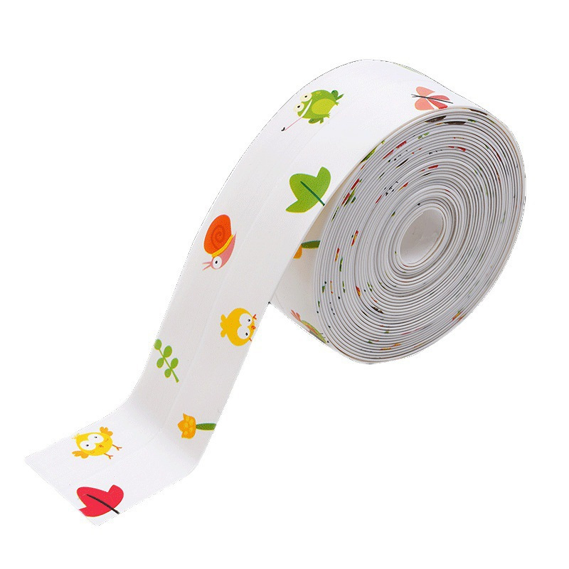 Tira de sellado de costura de cocina banco de cocina cinta a prueba de aceite tanque de piscina pegatinas a prueba de moho pegatinas de inodoro pegatinas de costura de belleza al por mayor