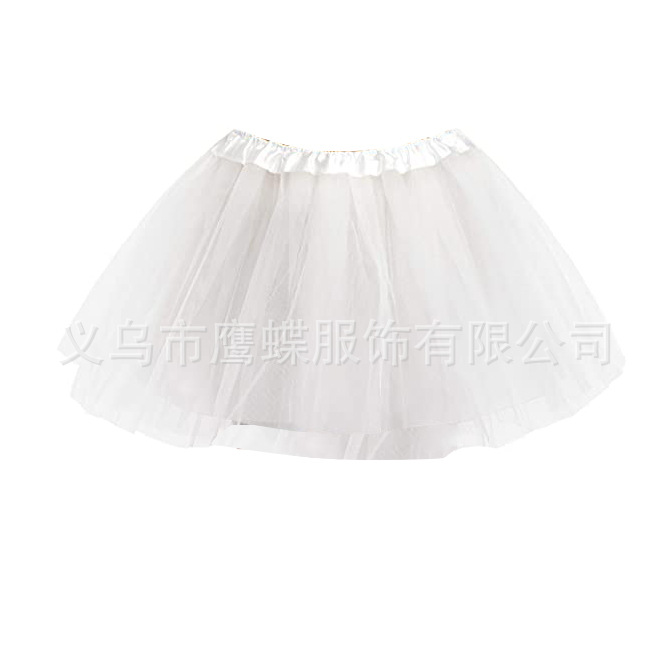 Comercio exterior Amazon con forro pettiskirt falda niños niña verano malla falda fábrica directa punto