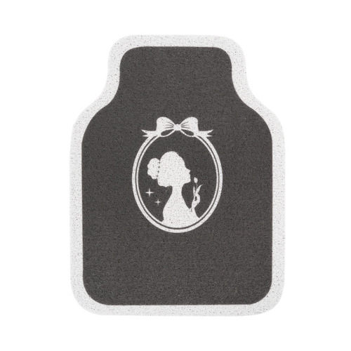 Goddess bow car floor mats, creative wire loop car anti-dirty protective mats, internet celebrity car floor mats can be cut