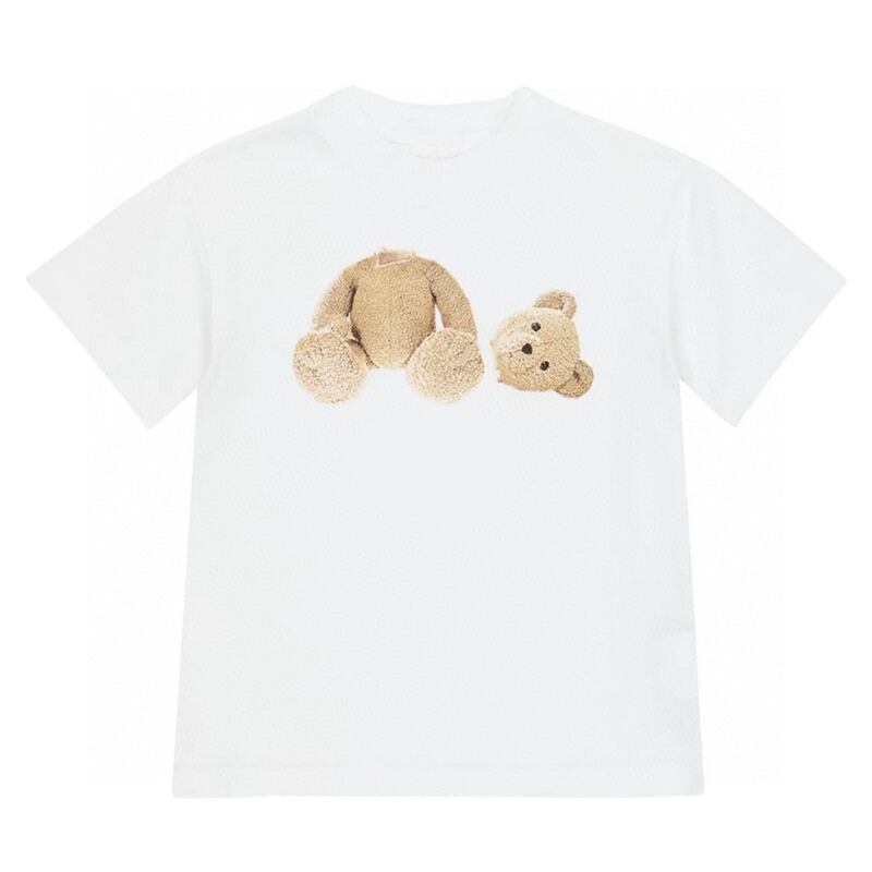 Palm Angels Children's Short-Sleeve T-Shirt for Girls and Boys, 2026 Summer New Style, Headless Bear Trendy Children's Clothing Top T-Shirt Palm Angels Children's Short-Sleeve T-Shirt for Girls and Boys, 2026 Summer New Style, Headless Bear Trendy Children's Clothing Top T-Shirt