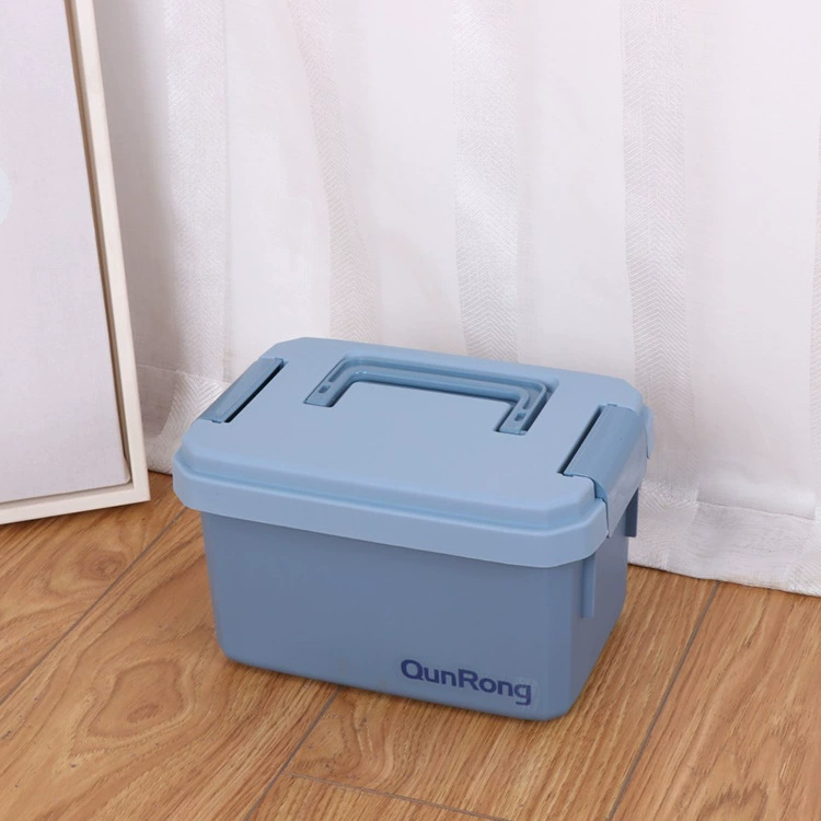 Handheld plastic square transparent storage box