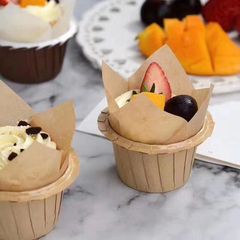 ベーキングカップケーキ紙カップエアフライヤーケーキトフィーカップ特殊カーリングポニーモールド蒸しオーブン