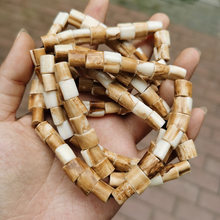 老鹿牙手串包浆温润个性民族风收藏品文玩工艺品空心素珠现货批发