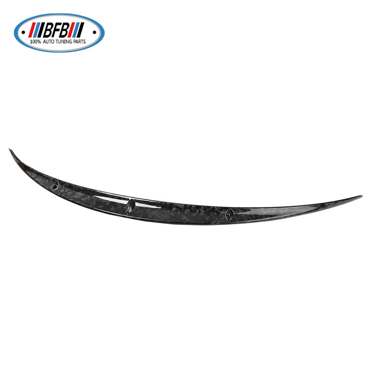 100% Real Carbon Fiber Rear Spoiler - For Tesla Model Y - Dry Carbon Fiber Forged Spoiler Carbon Fiber Sport Wing