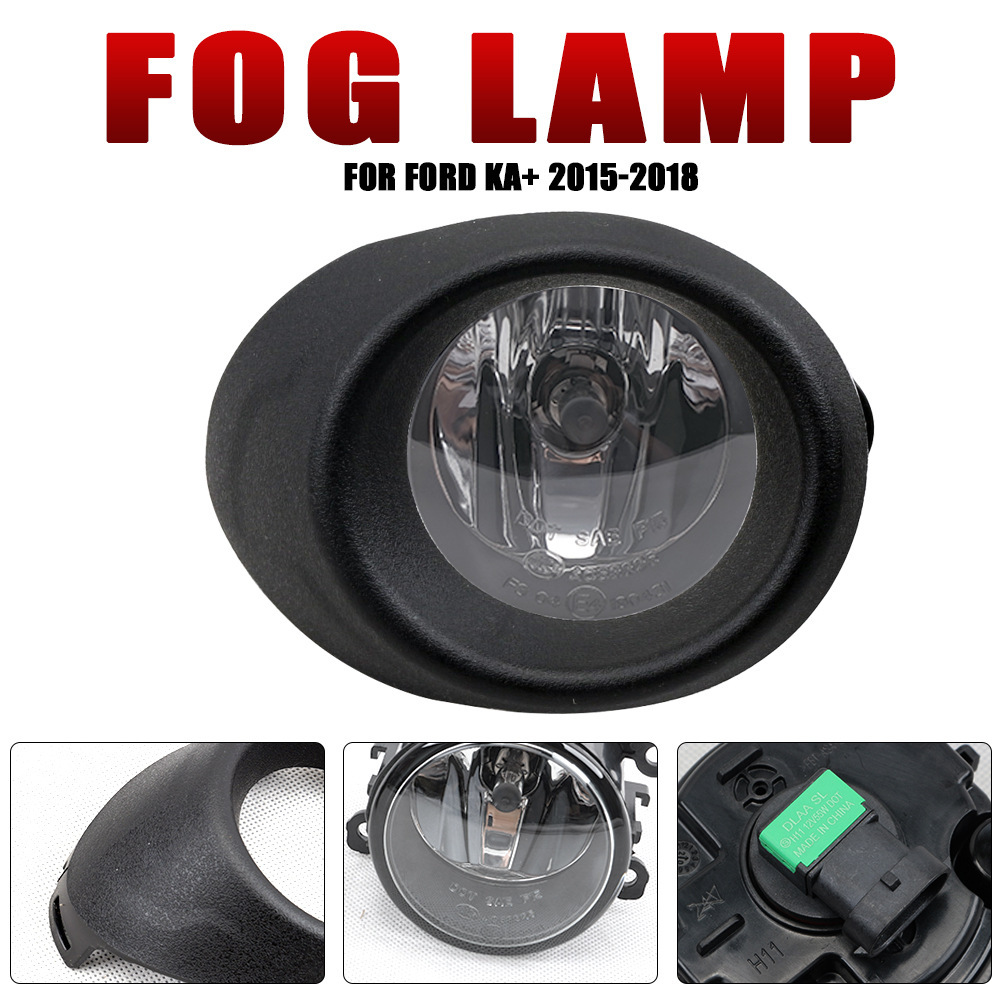 Aplicable a Ford 16 17 18 años modelo KA conjunto de lámpara de niebla delantera modelo de extranjero lámpara de coche diaria lámpara de niebla lámpara de barra
