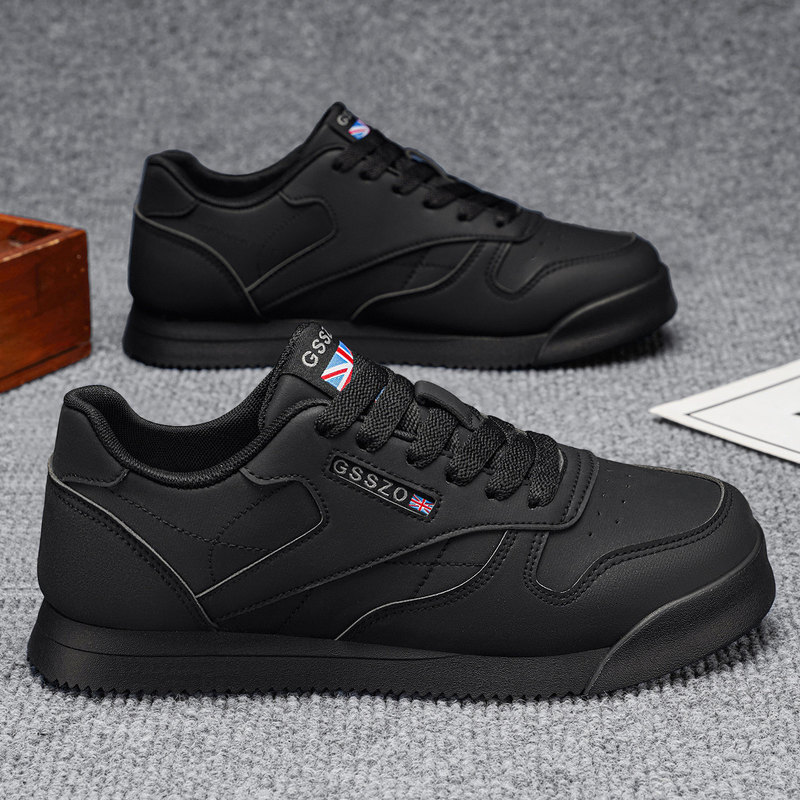 Men's kitchen-specific shoes, waterproof, non-slip, wear-resistant, black, dirt-resistant, suitable for work, chef shoes, comfortable flat shoes Men's kitchen-specific shoes, waterproof, non-slip, wear-resistant, black, dirt-resistant, suitable for work, chef shoes, comfortable flat shoes