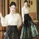 Horse face skirt suit women's explosion 2025 new women's Chinese clothing ancient costume new Chinese style vintage shirt top