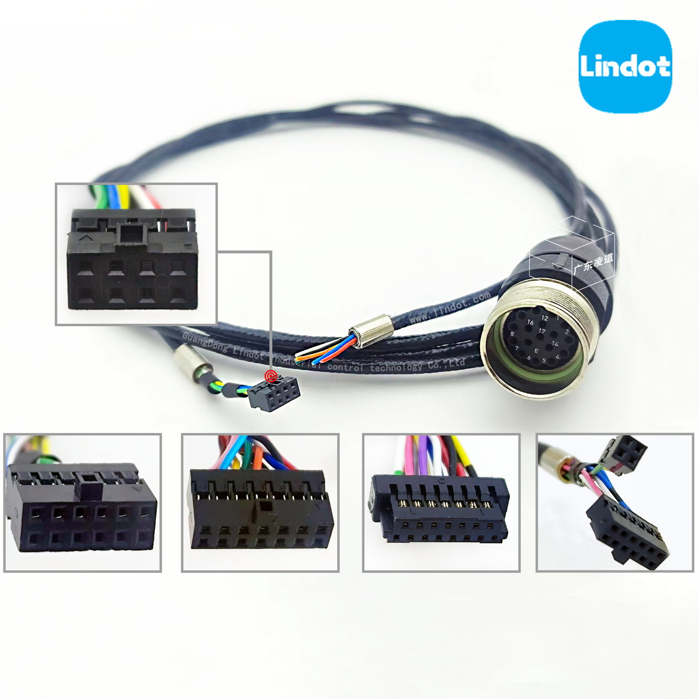 Teflon铁氟龙传感器线FEP/TPEE/ETFE硅胶耐高温超薄编码器信号线