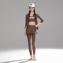 长袖长裤游泳衣女分体防晒浮潜水母衣2024新款户外运动冲浪服套装